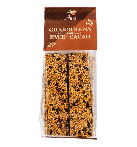 Giuggiulena mit Kakaobohnen